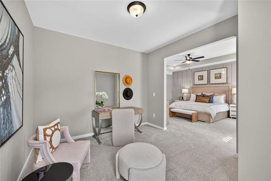 Furnished interior view inside a new home in Allen Manor, Hoschton (Image 30).
