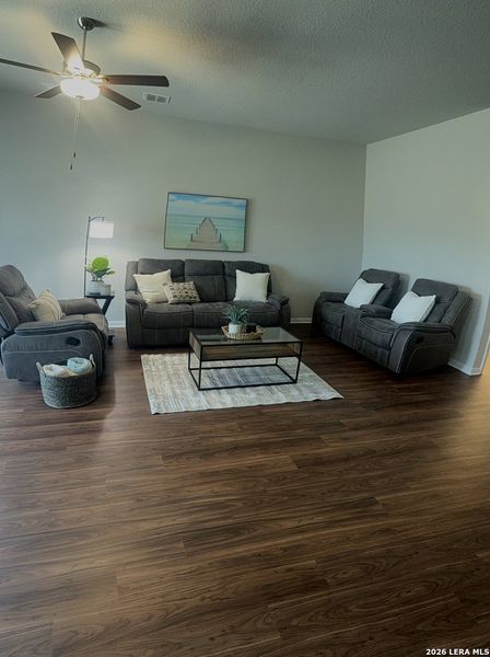 Furnished interior view inside a new home in Jordan's Ranch, San Antonio (Image 8).