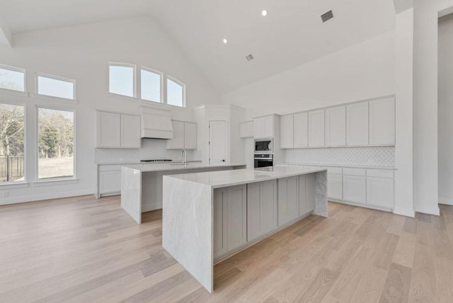 Representative furnished interior of a home built from the Grand Reserve by Grand Homes in Heath Golf & Yacht Club, Heath (Image 5).