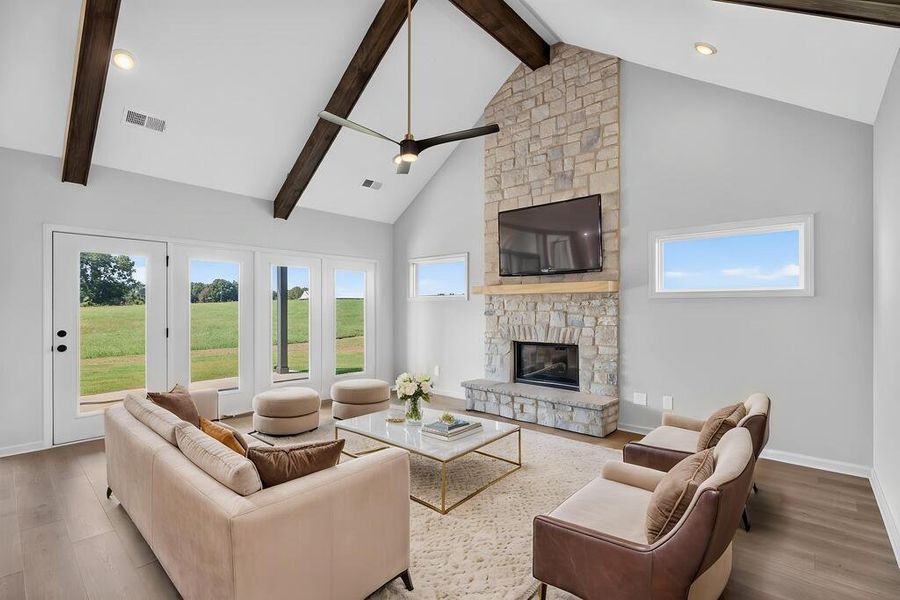 Furnished interior view inside a new home in Veal Meadows, Roopville (Image 13). Furnished interior view inside a new home in Veal Meadows, Roopville (Image 13).