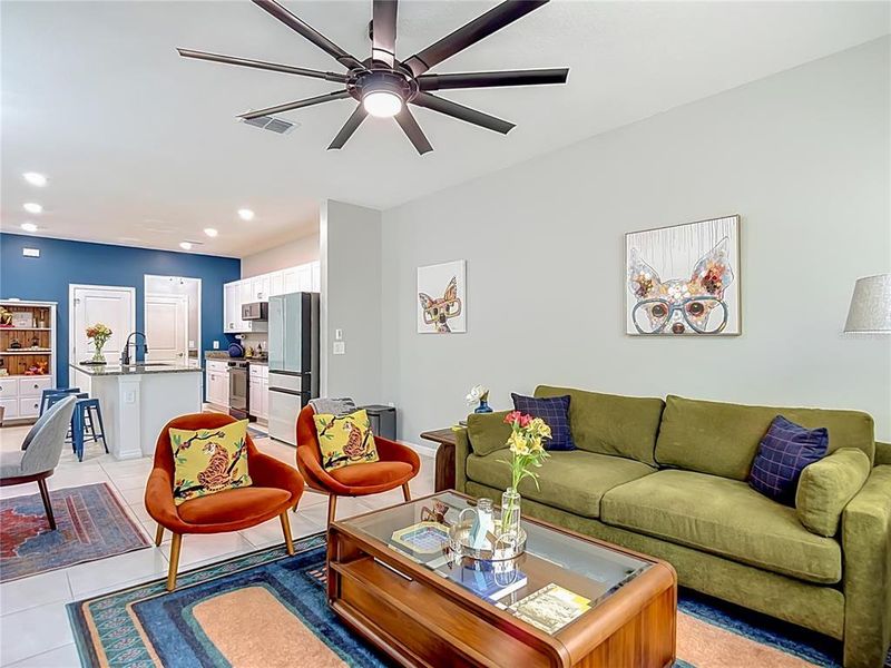 Furnished interior view inside a new home in , Tampa (Image 10).