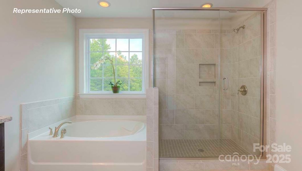 Furnished interior view inside a new home in Sanctuary at Southgate, Indian Trail (Image 10).