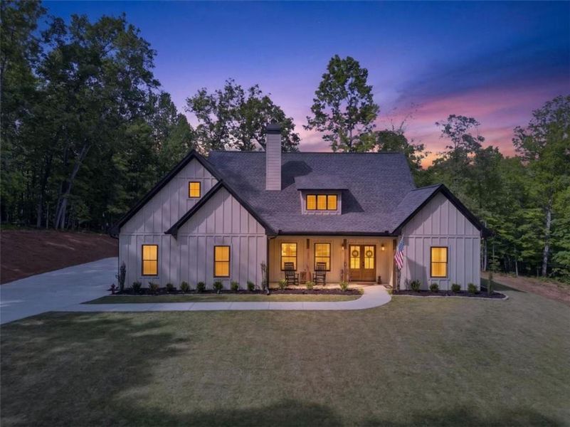 Front exterior of a new home in , Winston, GA, highlighting curb appeal (Image 23). Front exterior of a new home in , Winston, GA, highlighting curb appeal (Image 23).