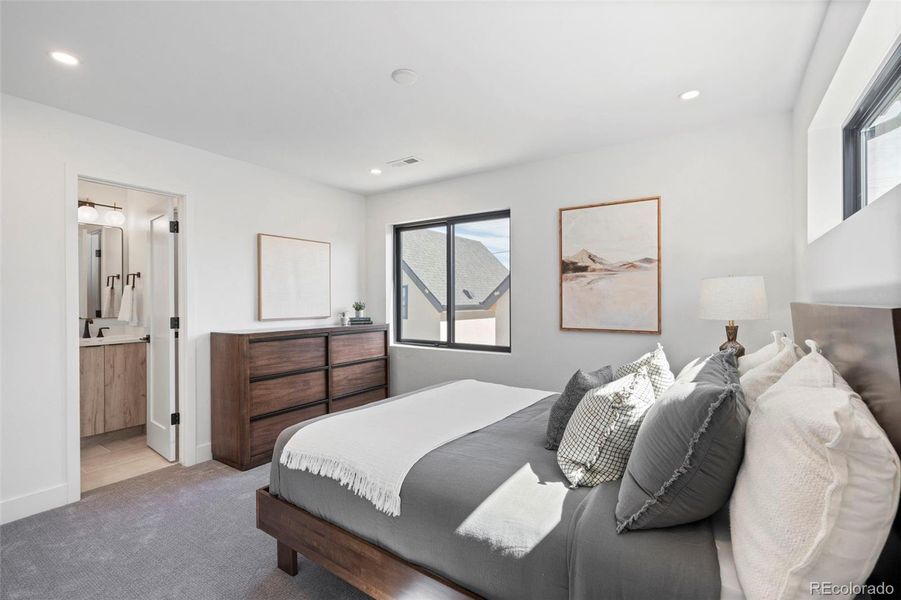 Furnished interior view inside a new home in , Denver (Image 27).