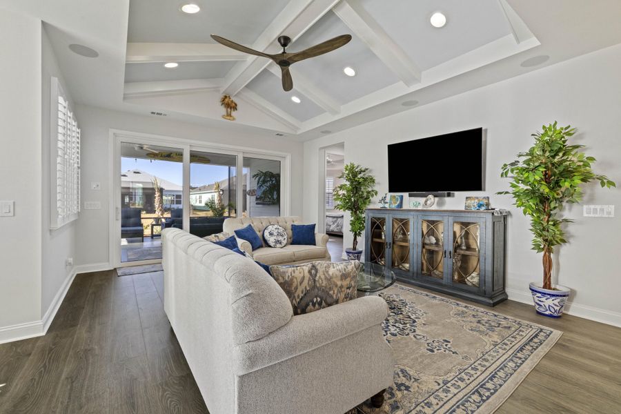 Furnished interior view inside a new home in , Hardeeville (Image 8).