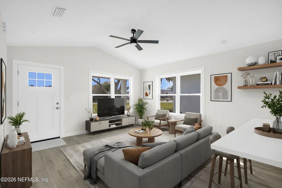 Furnished interior view inside a new home in , St. Augustine (Image 12).