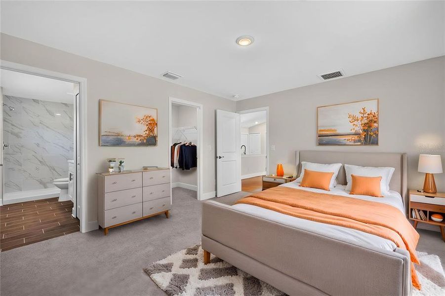 Furnished interior view inside a new home in , Port Charlotte (Image 9). Furnished interior view inside a new home in , Port Charlotte (Image 9).