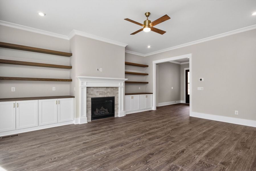 Representative unfurnished interior of a home built from the Brassfield by Homes by Dickerson in Cattail, Clayton (Image 11).