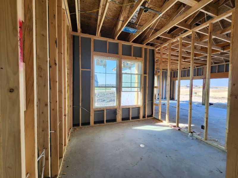 In-progress construction of a new home in Rocky Top, Krum, TX (Image 7).