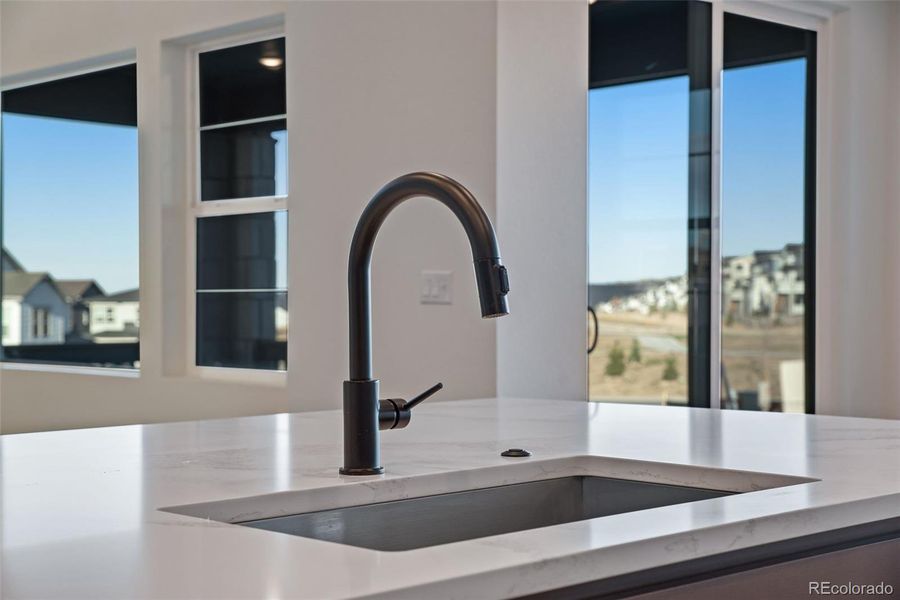 Close-up of interior finishes inside a home in Prelude at Sterling Ranch, Littleton (Image 22).