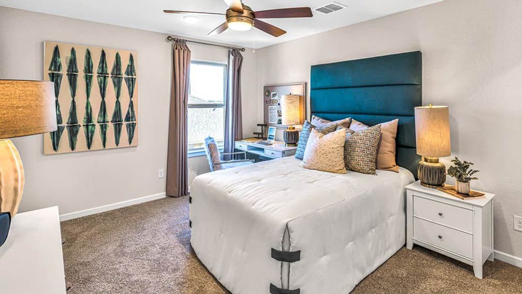 Furnished interior view inside a new home in Avalon at Cypress, Cypress (Image 29).