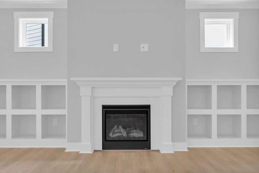 Representative unfurnished interior of a home built from the The Hampton by RobuckHomes in Stonehenge, Raleigh (Image 28).