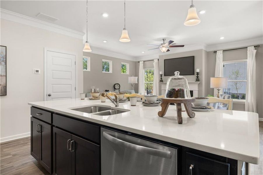 Furnished interior view inside a new home in Hillcrest Park, Ringgold (Image 42).