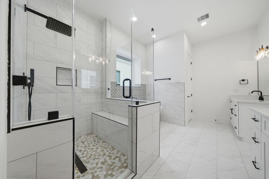 Furnished interior view inside a new home in , Houston (Image 13).