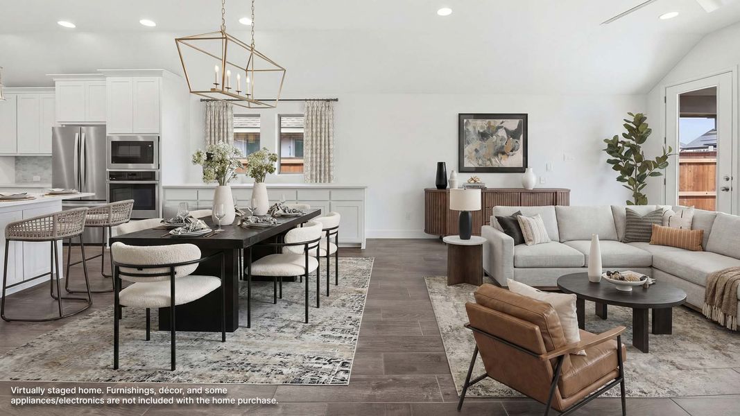 Furnished interior view inside a new home in Cambridge Crossing, Celina (Image 12).