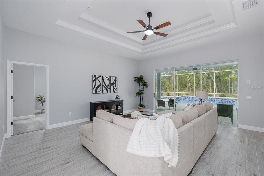 Furnished interior view inside a new home in , Homosassa (Image 42).