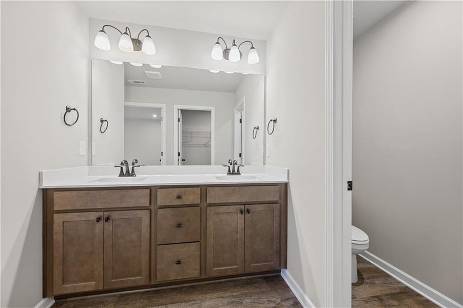 Furnished interior view inside a new home in Village Green, Adairsville (Image 5).