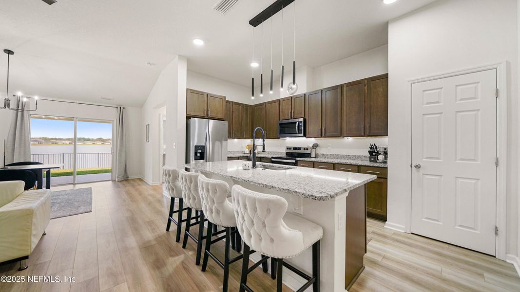 Furnished interior view inside a new home in , Jacksonville (Image 4). Furnished interior view inside a new home in , Jacksonville (Image 4).