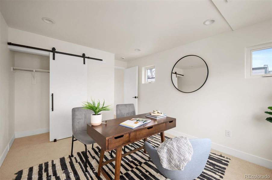 Furnished interior view inside a new home in , Denver (Image 28).