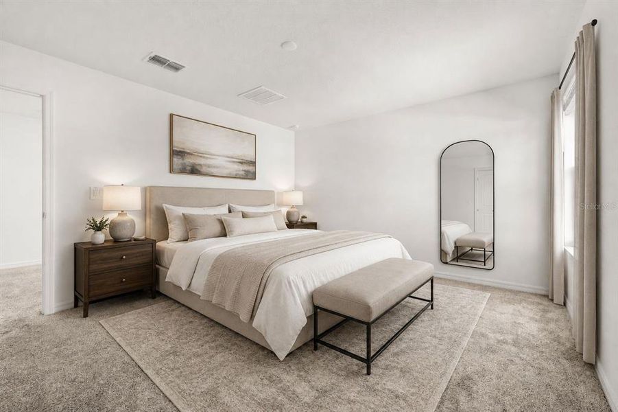 Furnished interior view inside a new home in Peace Creek Reserve, Winter Haven (Image 8).