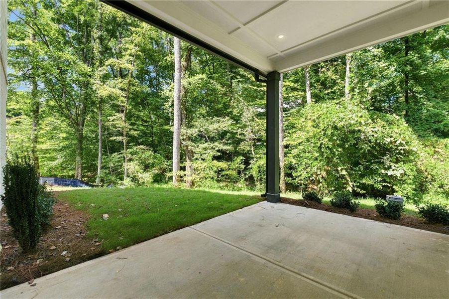 Exterior details and patio area of a home in , Sugar Hill (Image 29).
