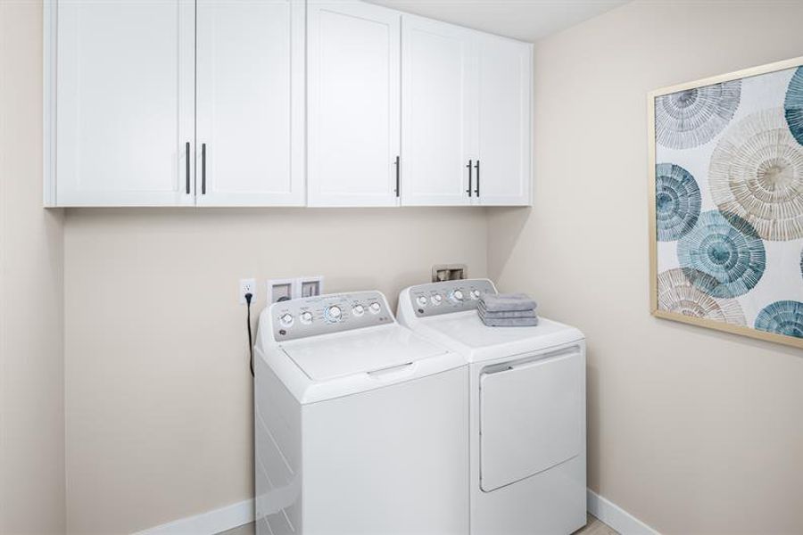 Representative furnished interior of a home built from the Oak Park by Ryan Homes in Arborvale, Fayetteville (Image 42).