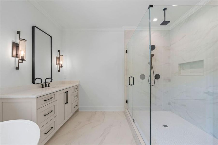 Furnished interior view inside a new home in , Marietta (Image 19).