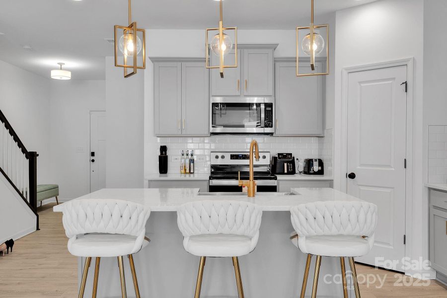 Furnished interior view inside a new home in , Charlotte (Image 13). Furnished interior view inside a new home in , Charlotte (Image 13).