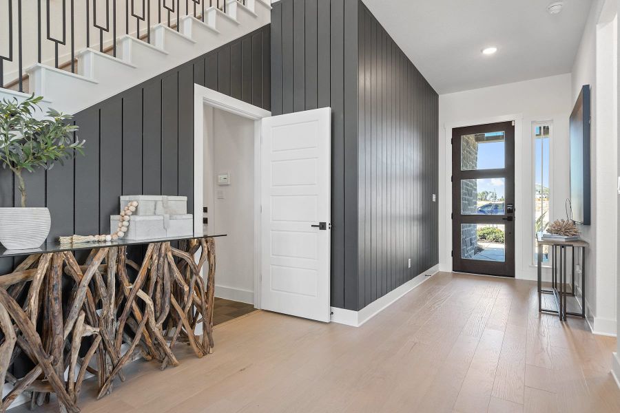 Furnished interior view inside a new home in Lagos Reserve, Manor (Image 6).