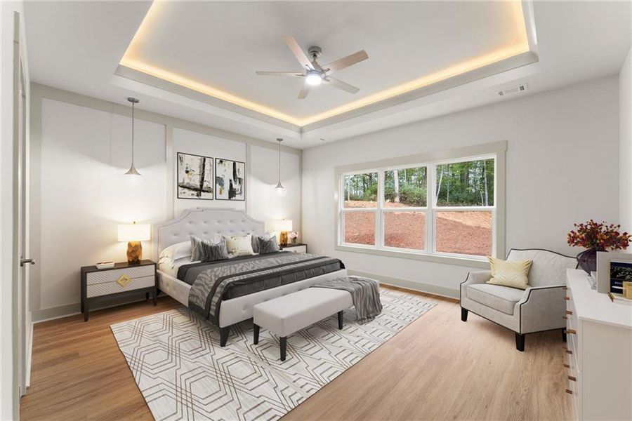 Furnished interior view inside a new home in , Baldwin (Image 42).