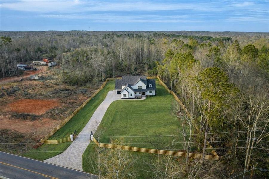 Front exterior of a new home in , Bethlehem, GA, highlighting curb appeal (Image 27).