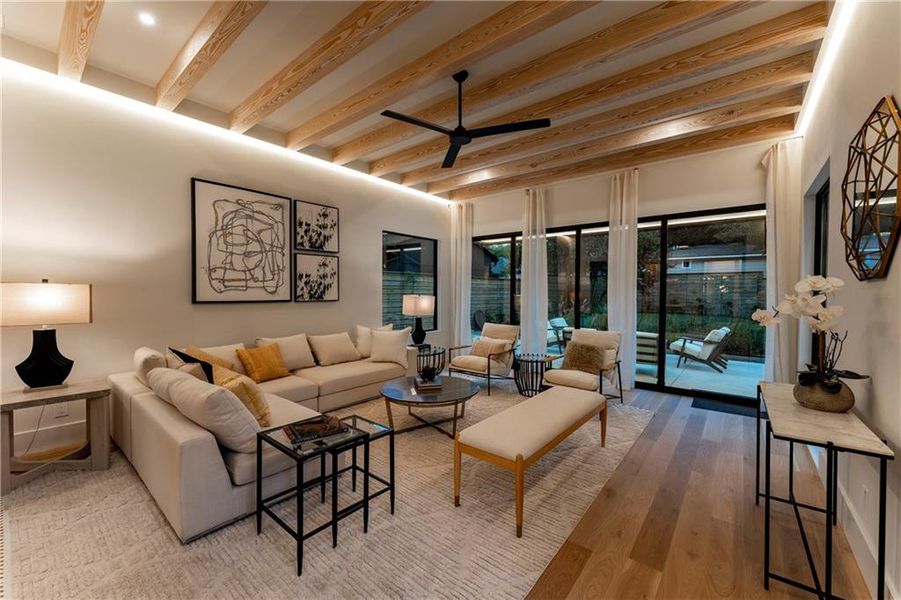 Furnished interior view inside a new home in , Atlanta (Image 12).