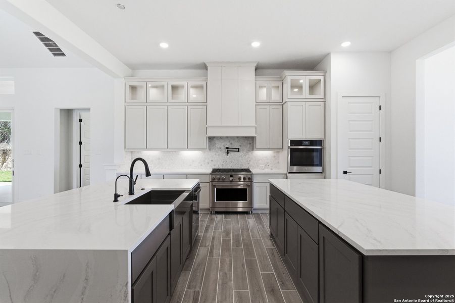 Furnished interior view inside a new home in Caliza Reserve, Boerne (Image 6).