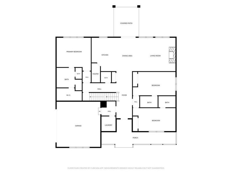 2D floor plan layout of this home in , Baldwin, GA (Image 6).