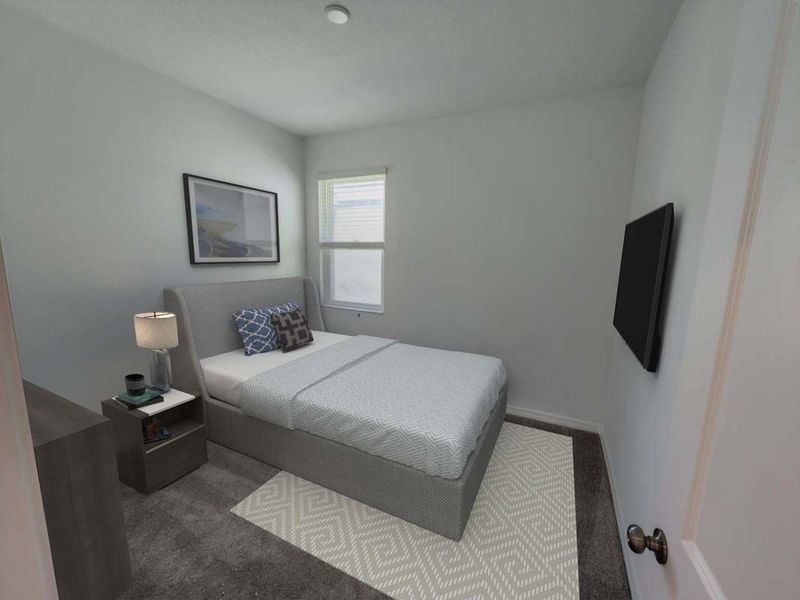 Furnished interior view inside a new home in The Sanctuary – Coastal Collection, Punta Gorda (Image 20).