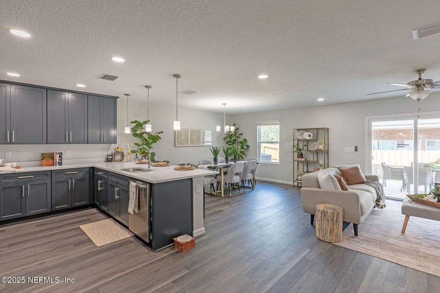 Furnished interior view inside a new home in , Jacksonville (Image 14).