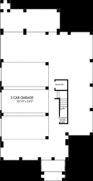 2D floor plan layout of this home in Discover Series - Elevate, Charleston, SC (Image 2). 2D floor plan layout of this home in Discover Series - Elevate, Charleston, SC (Image 2).