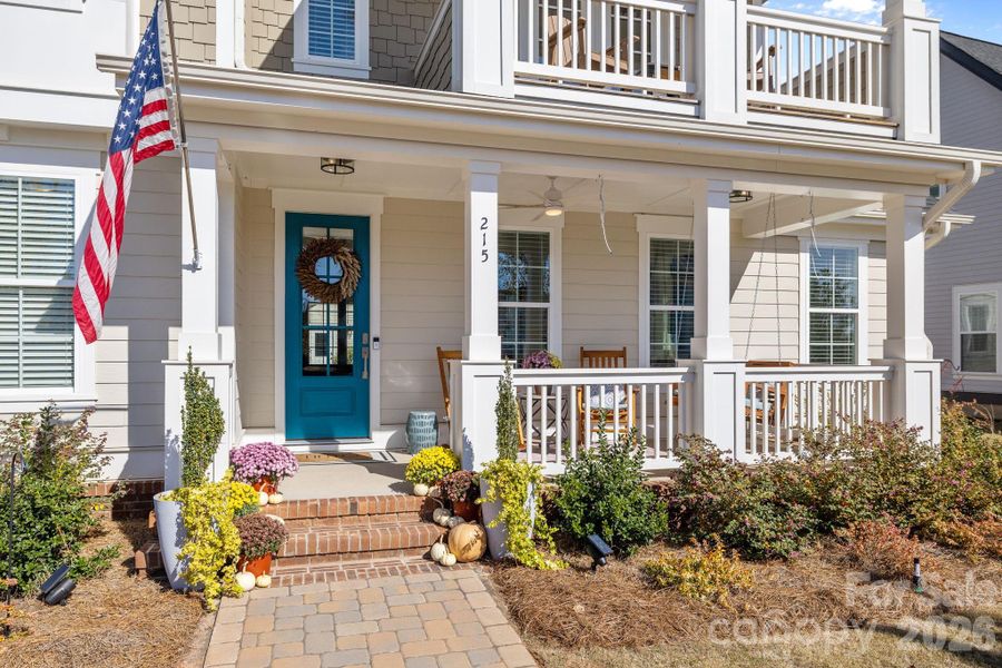 Exterior details and patio area of a home in Riverwalk, Rock Hill (Image 22).