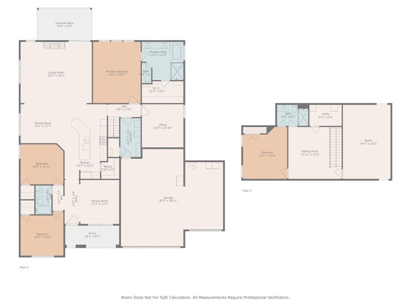 2D floor plan layout of this home in Allburn, Concord, NC (Image 3).
