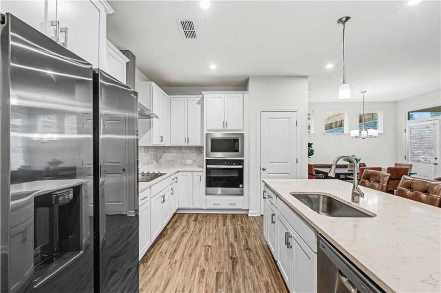 Furnished interior view inside a new home in , Cartersville (Image 34).