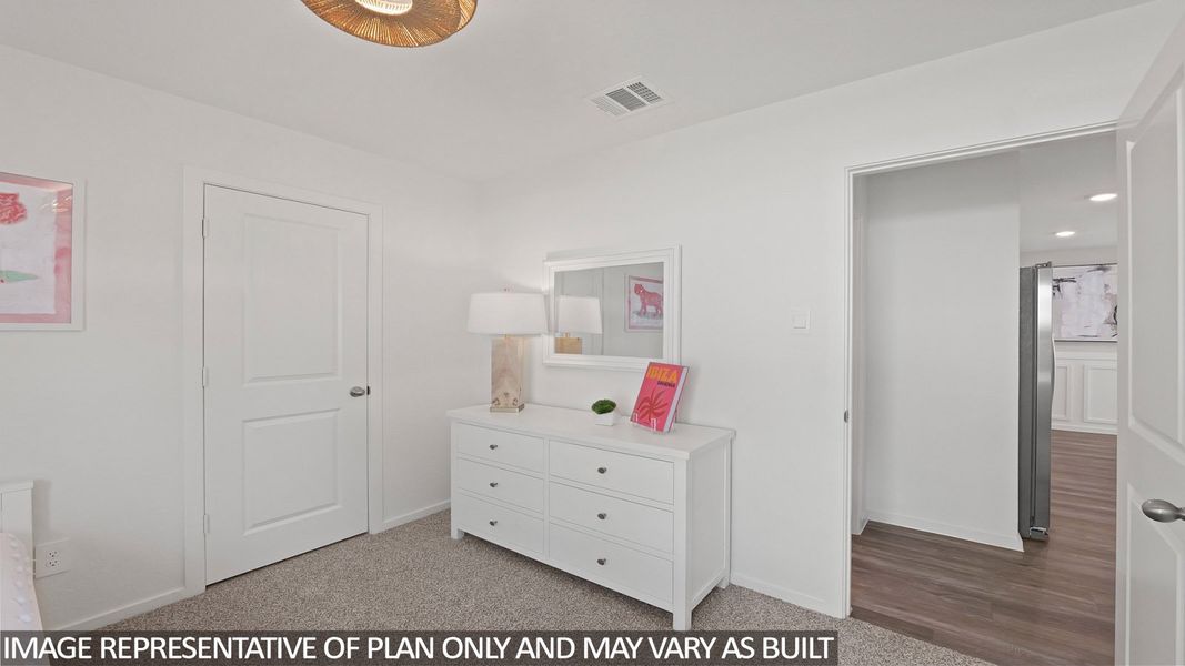 Furnished interior view inside a new home in The Canopies, Splendora (Image 21).