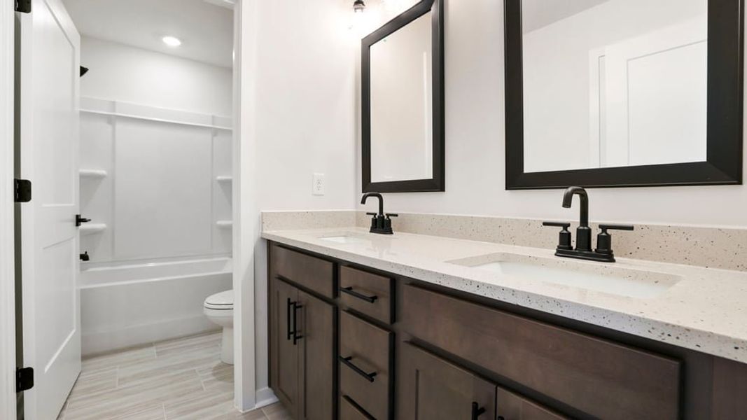 Furnished interior view inside a new home in Adams Glen, Greenville (Image 12). Furnished interior view inside a new home in Adams Glen, Greenville (Image 12).