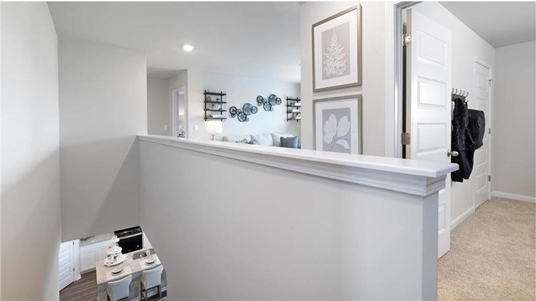 Furnished interior view inside a new home in The Reserve at Calcutta, Stockbridge (Image 9).