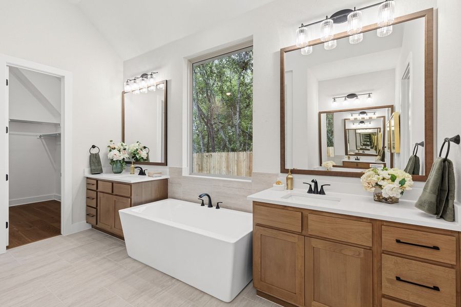 Representative Primary Bathroom - some options shown Representative Primary Bathroom - some options shown