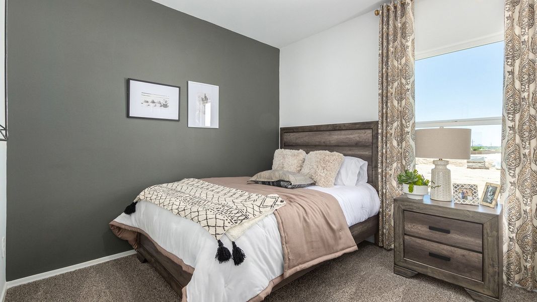 Furnished interior view inside a new home in Casas del Cerrito, Tucson (Image 34).