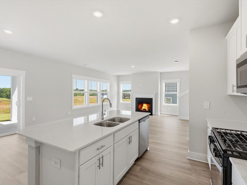Furnished interior view inside a new home in Ashby Woods, Boiling Springs (Image 3).