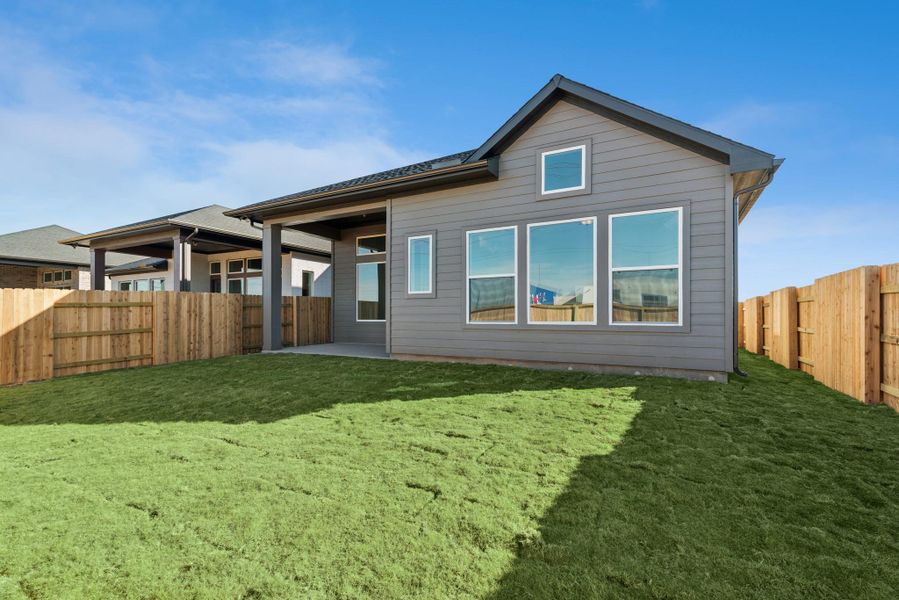 Exterior details and patio area of a home in , Katy (Image 26). Exterior details and patio area of a home in , Katy (Image 26).