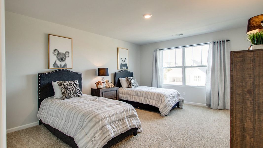 Representative furnished interior of a home built from the SALEM by D.R. Horton in Woodbridge Glen Single Family, Lebanon (Image 11).