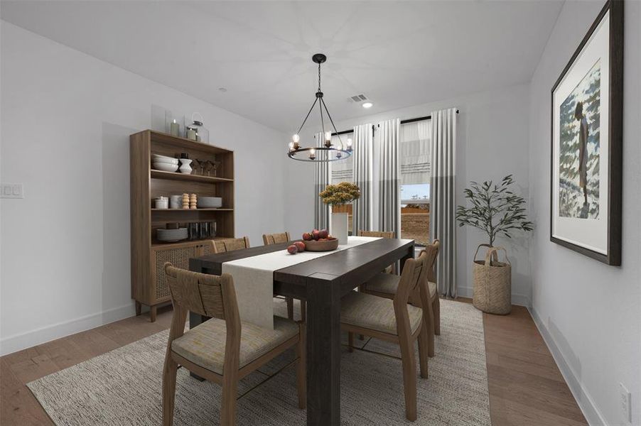 Furnished interior view inside a new home in Kreymer at the Park, Wylie (Image 11). Furnished interior view inside a new home in Kreymer at the Park, Wylie (Image 11).