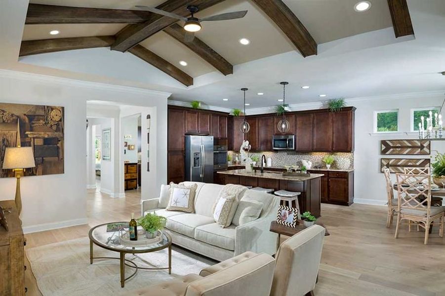 Representative furnished interior of a home built from the Coconut by Minto Communities in Latitude Margaritaville Hilton Head, Hardeeville (Image 5). Representative furnished interior of a home built from the Coconut by Minto Communities in Latitude Margaritaville Hilton Head, Hardeeville (Image 5).